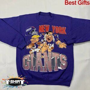 New York Giants NFL Cartoon Crossover Fan Sweatshirt